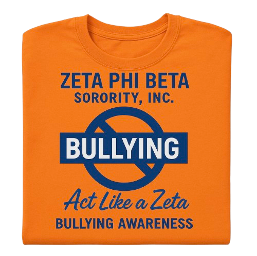 Zeta Phi Beta Bullying Awareness T-Shirt