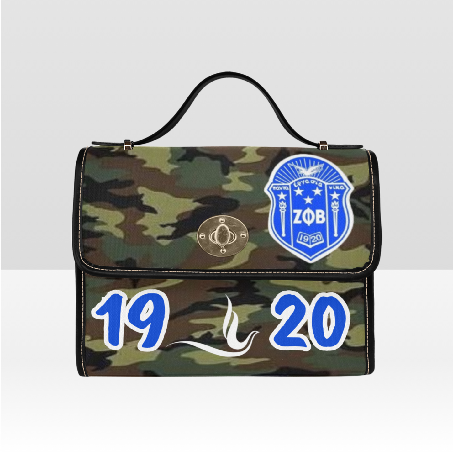 1920 SHIELD CAMOUFLAGE PURSE