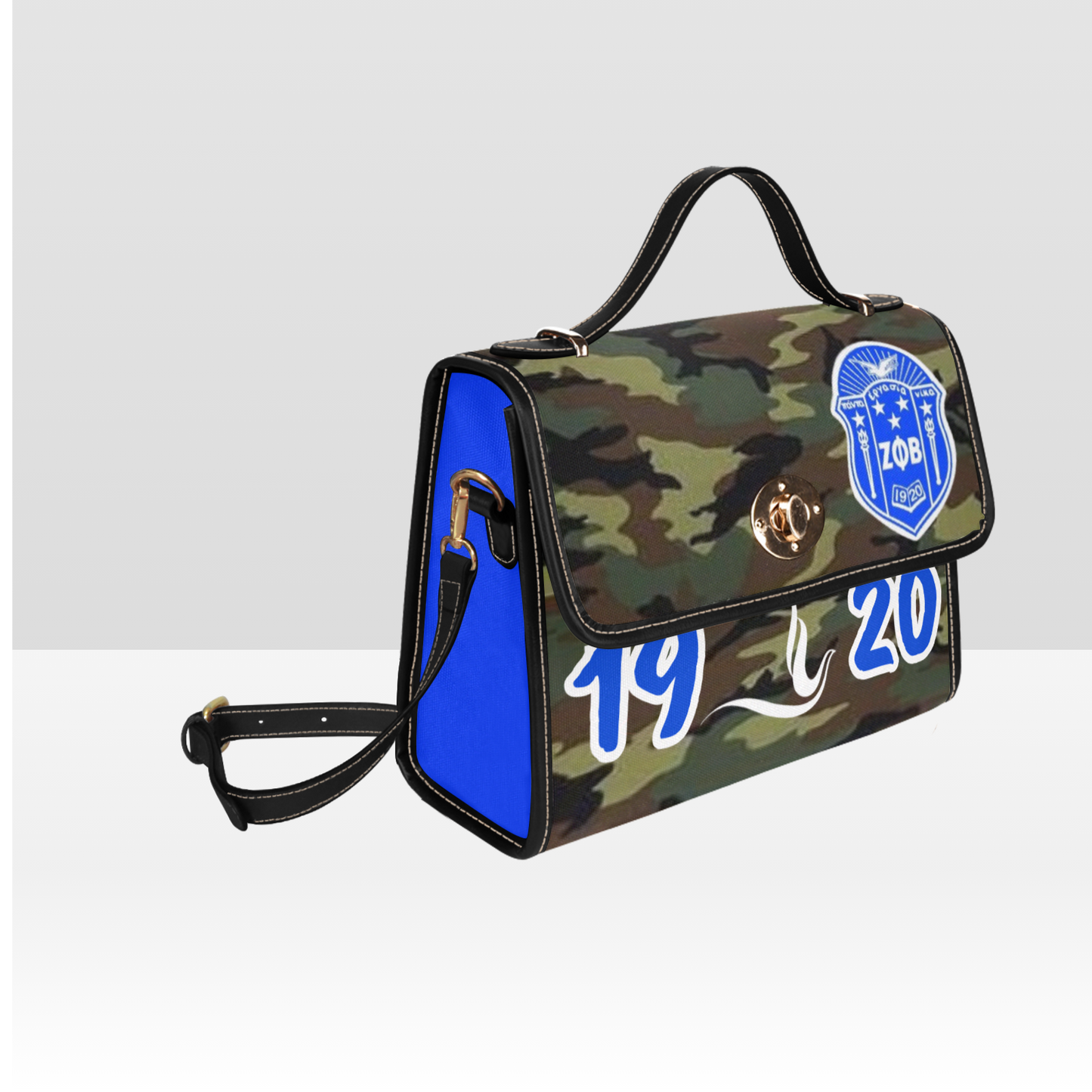 1920 SHIELD CAMOUFLAGE PURSE