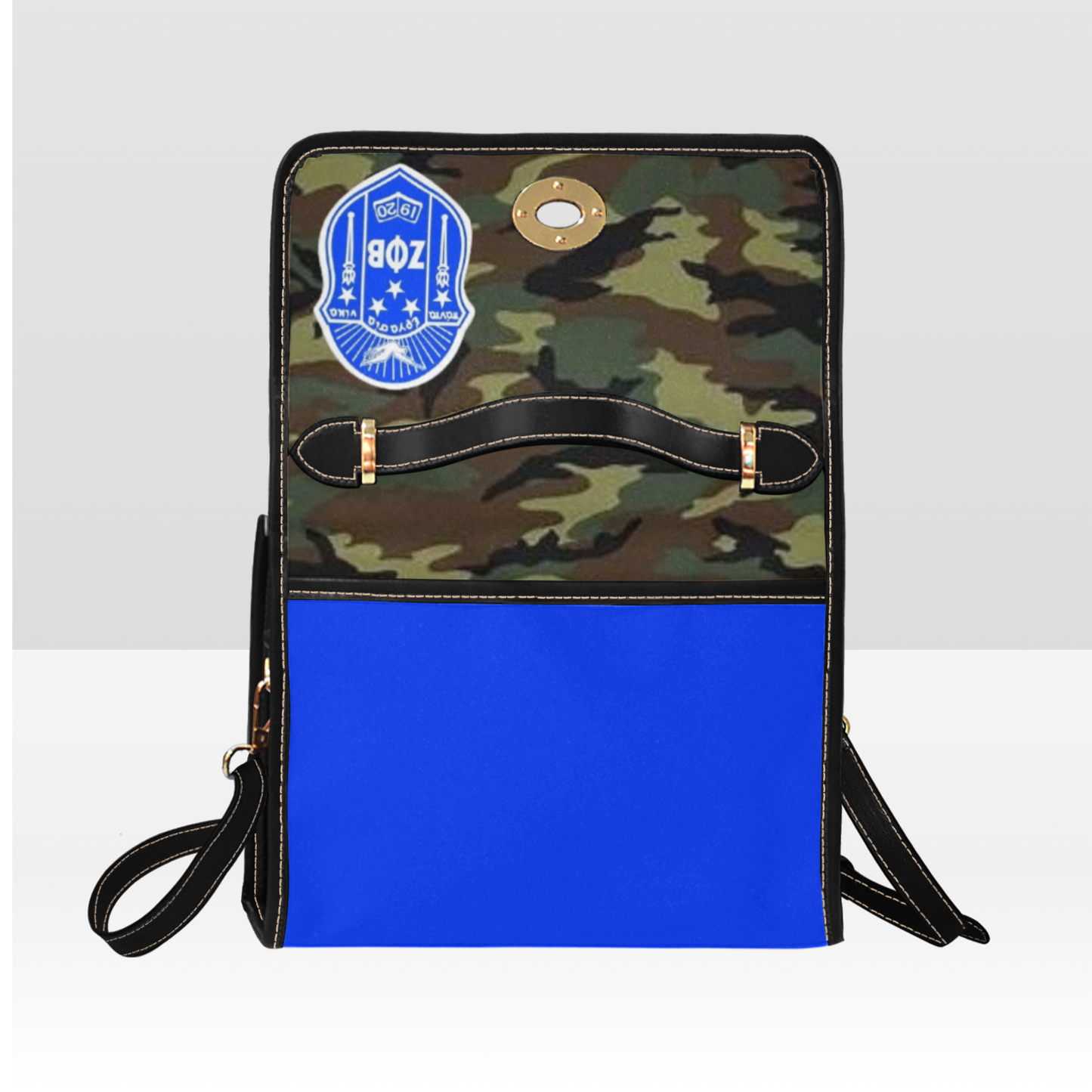 1920 SHIELD CAMOUFLAGE PURSE