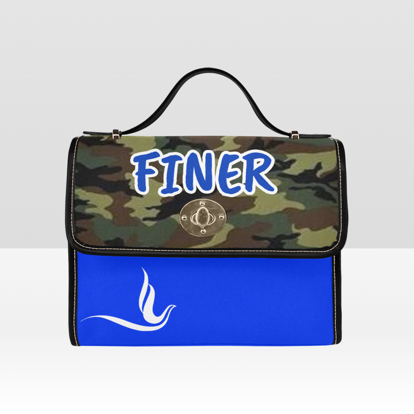 FINER DOVE CAMOUFLAGE PURSE