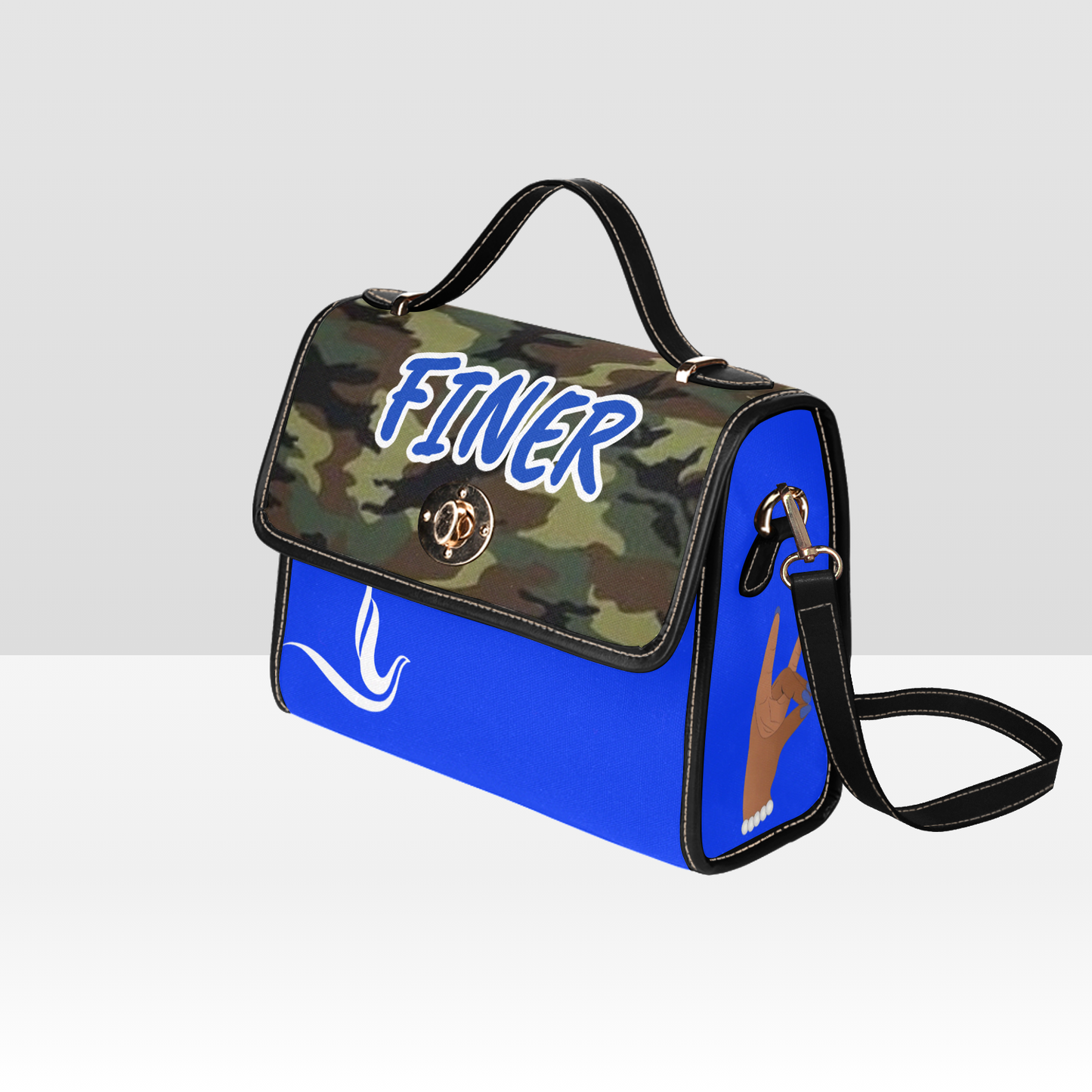 FINER DOVE CAMOUFLAGE PURSE