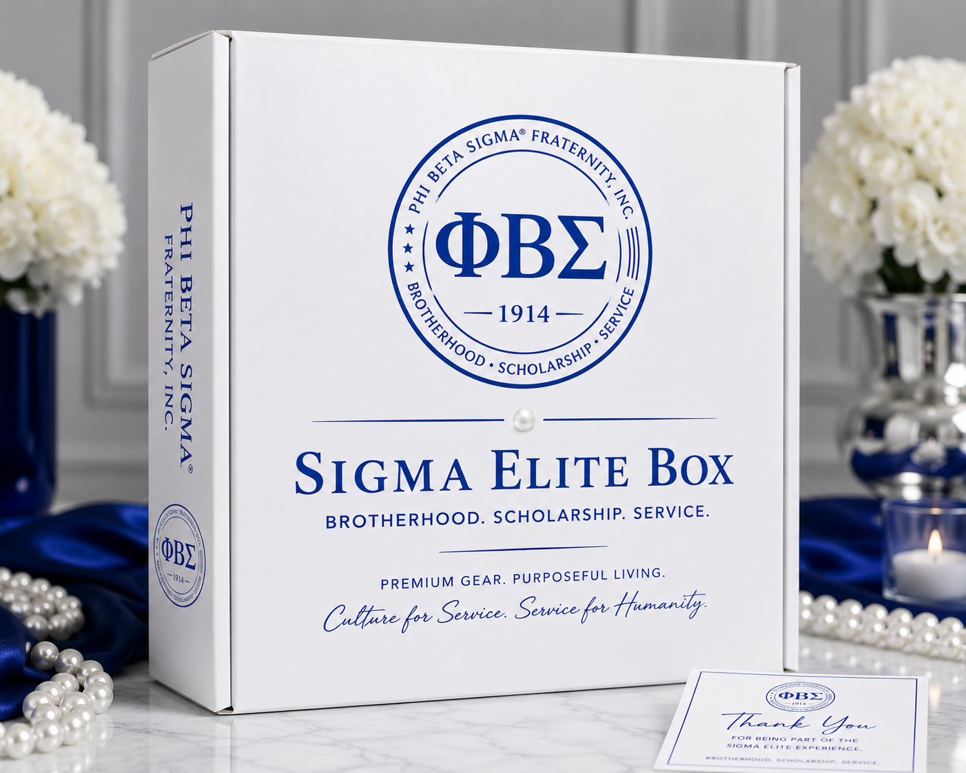 FivePearlZ Signature Box-Phi Beta Sigma Edition