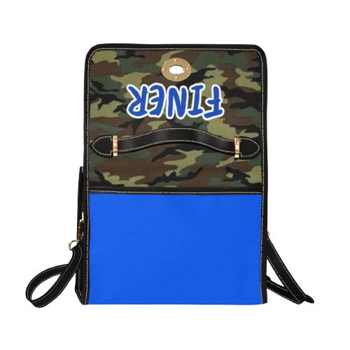 Zeta Phi Beta Camouflage Finer Canvas Bag
