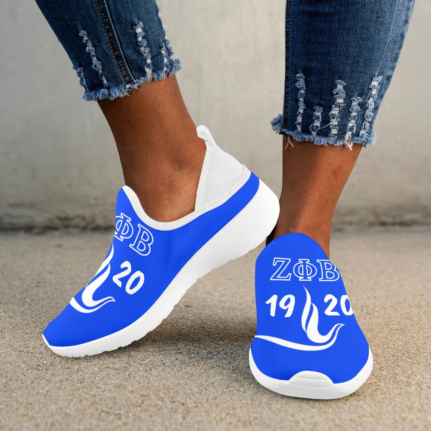 Zeta Phi Beta Slip on Shoes