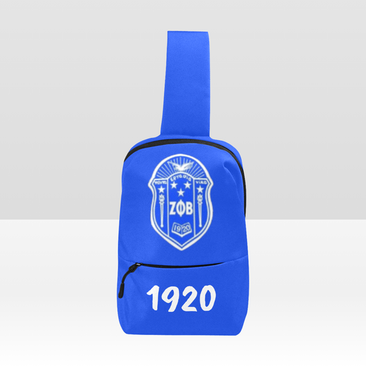 Zeta Phi Beta 1920 Shield Crossbody Bag